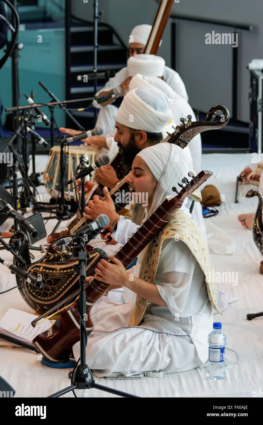 The Vaisakhi (the Sikh New Year) Festival celebrations in London