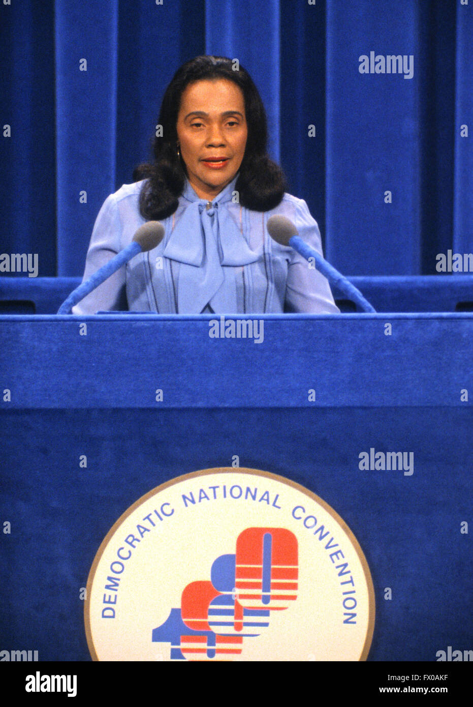 New York, New York, USA. 16th Mar, 2016. Coretta Scott King, wife of ...