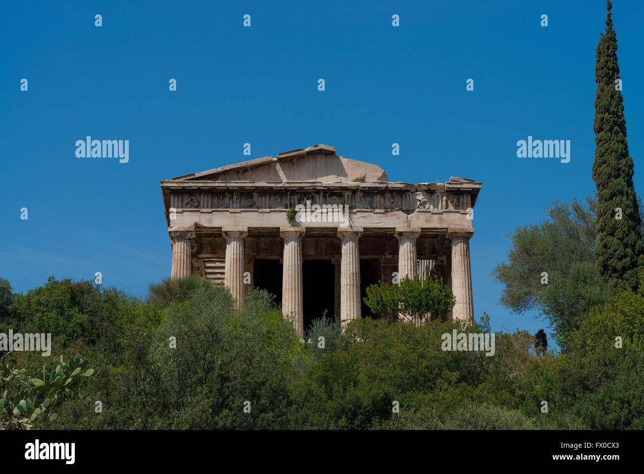 Athens, Greece. 9th Apr, 2016. The Agora of Athens, where ancient Greek ...