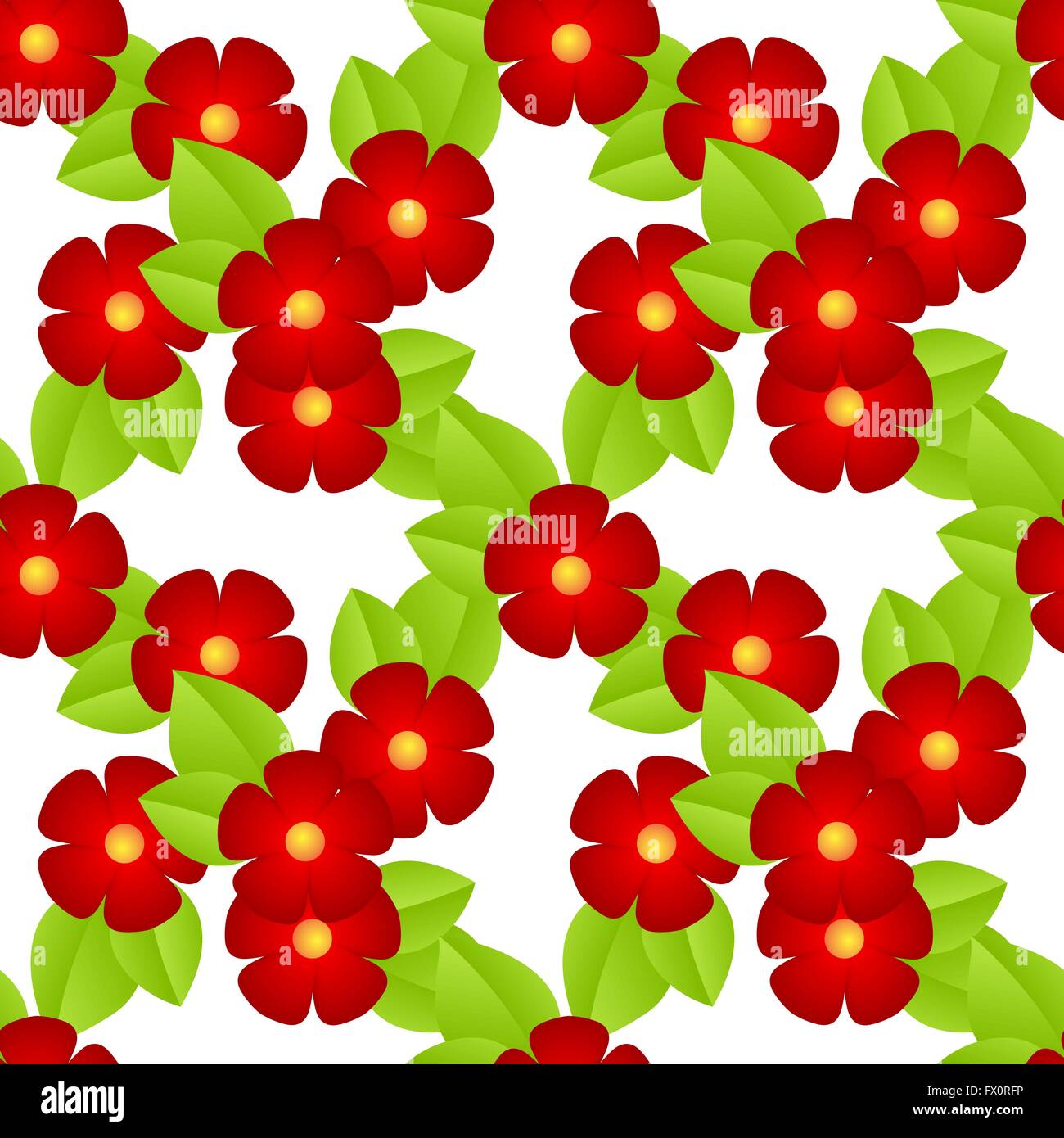red flowers seamless Stock Vector Image & Art - Alamy