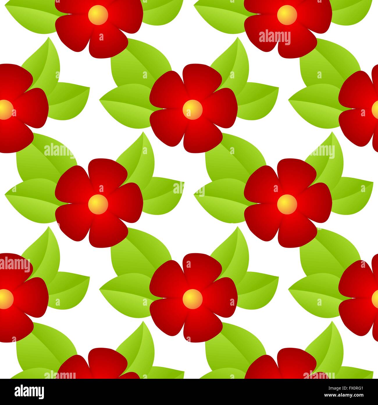 red flowers seamless Stock Vector Image & Art - Alamy