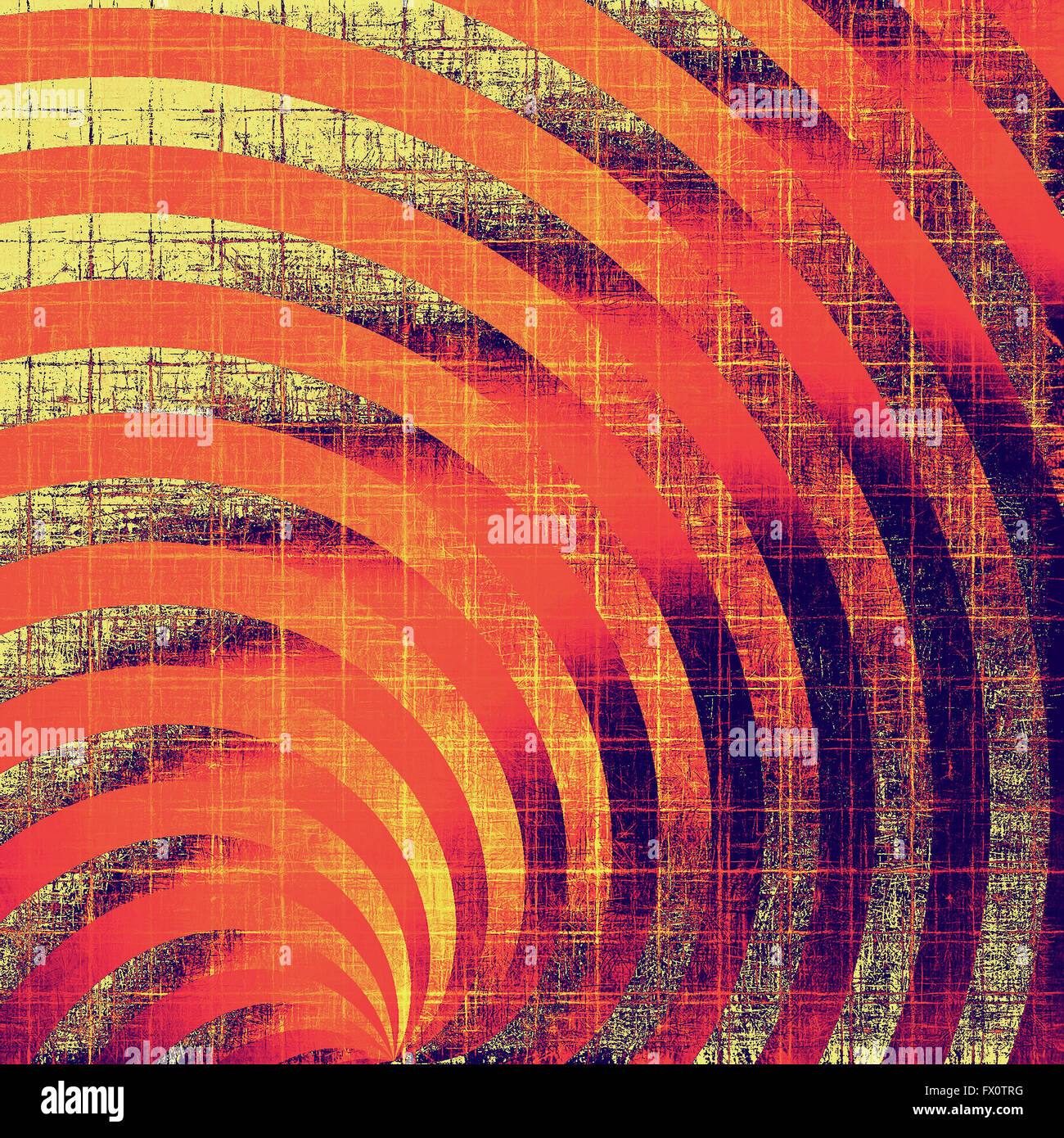 Abstract page border painted red hi-res stock photography and images ...