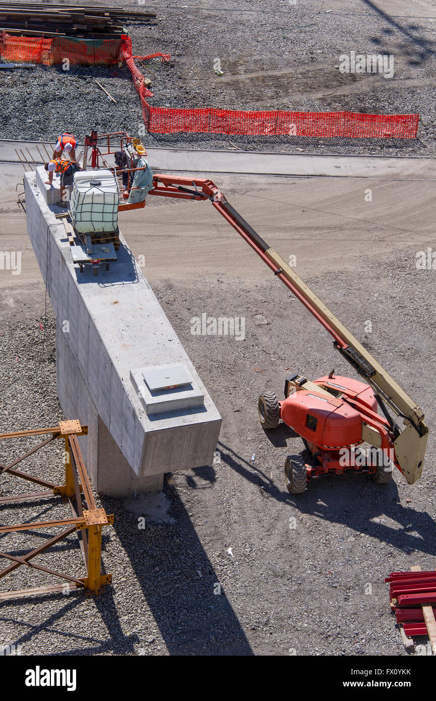 pylon elevated road under construction Stock Photo Alamy