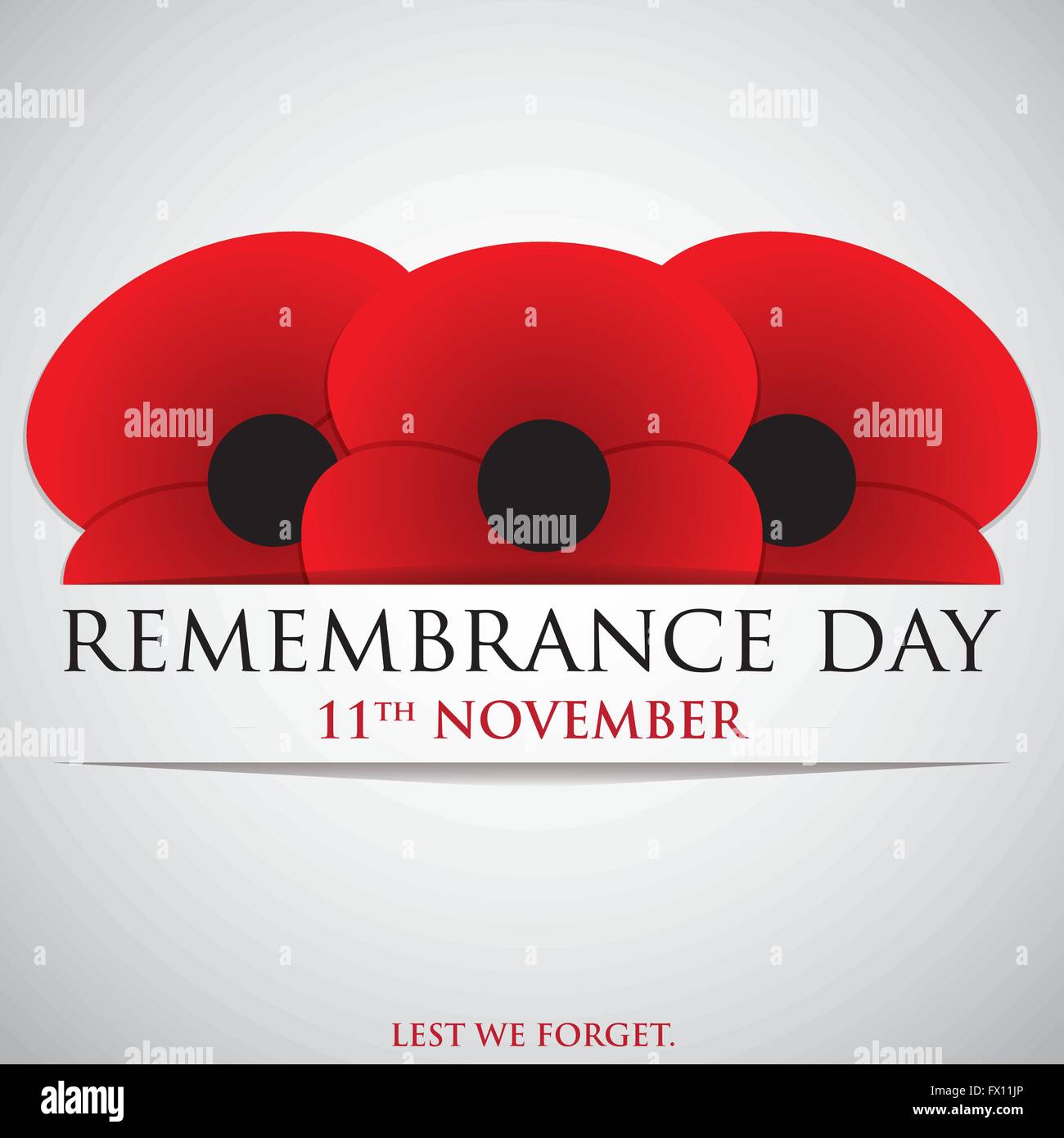 Remembrance Day card in vector format Stock Vector Image & Art - Alamy