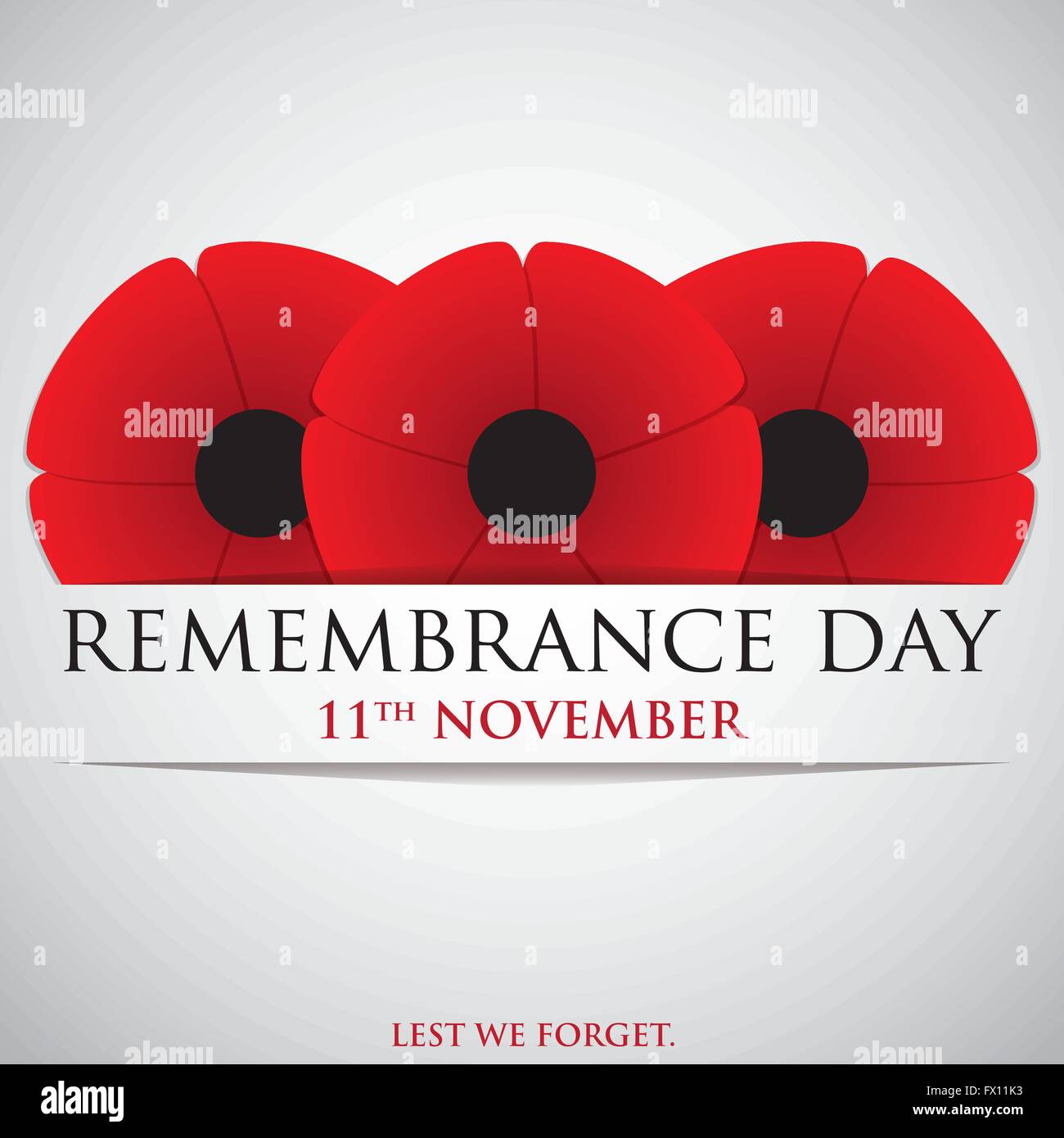 Remembrance Day card in vector format Stock Vector Image & Art Alamy