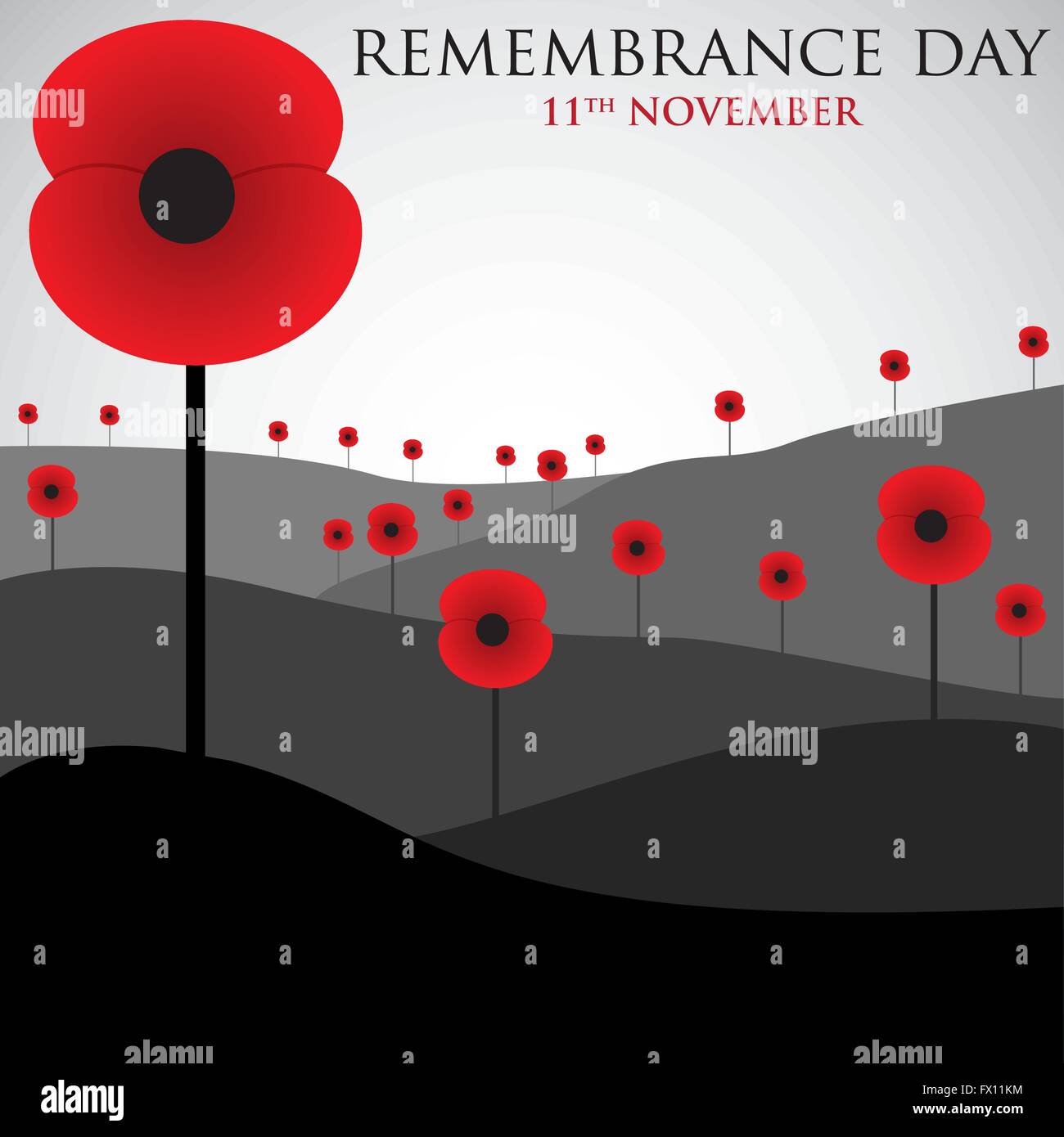 Remembrance poppy Stock Vector Images - Alamy