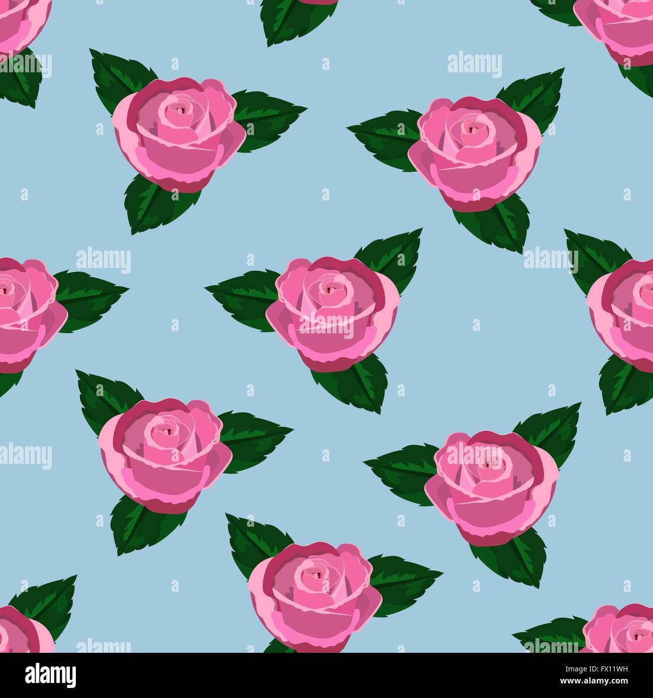 Pink Roses Seamless Seamless wallpaper pink roses Stock Vector Image & Art - Alamy