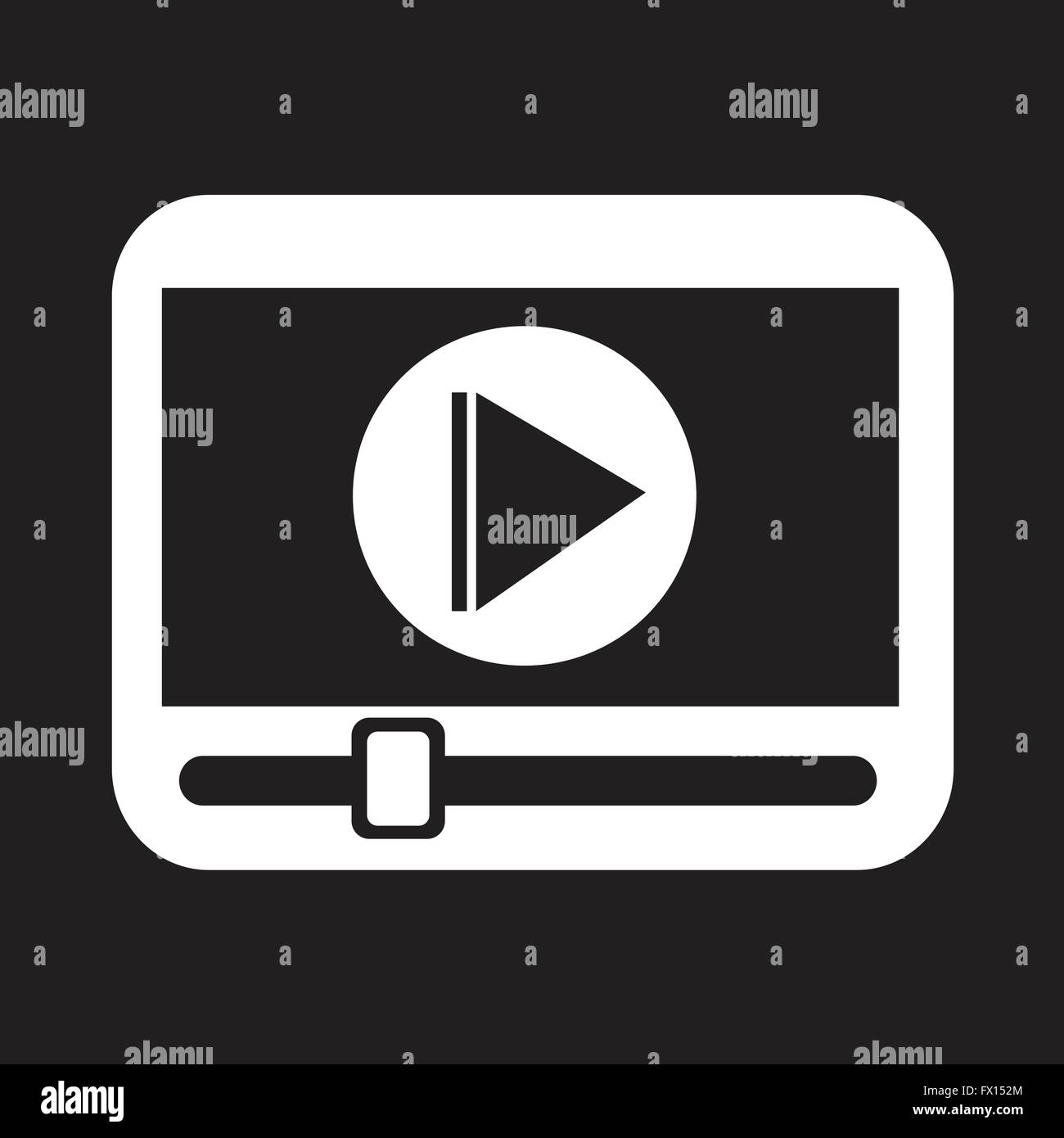 media player icon Stock Vector Image & Art - Alamy