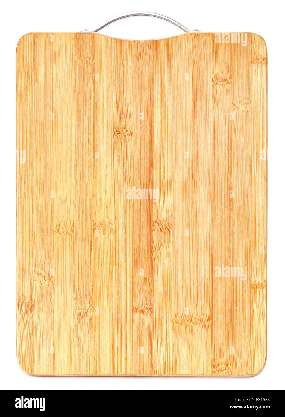 Chopping board over white background Stock Photo