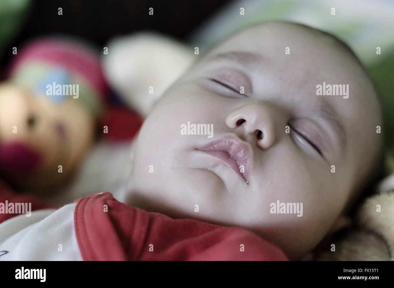 Baby boy and girl sleeping hi-res stock photography and images - Alamy