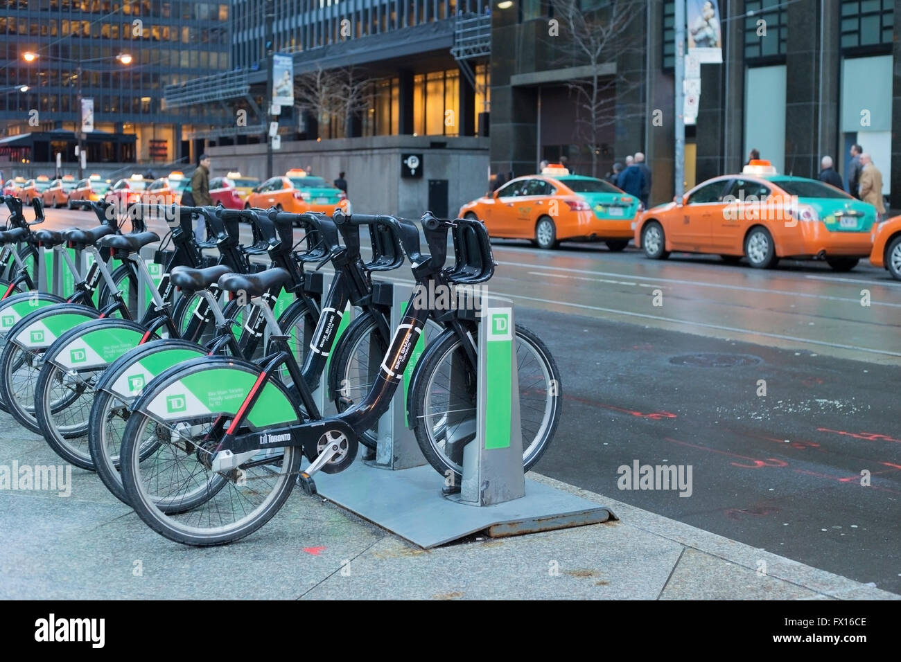 Bike sharing stations hires stock photography and images Alamy
