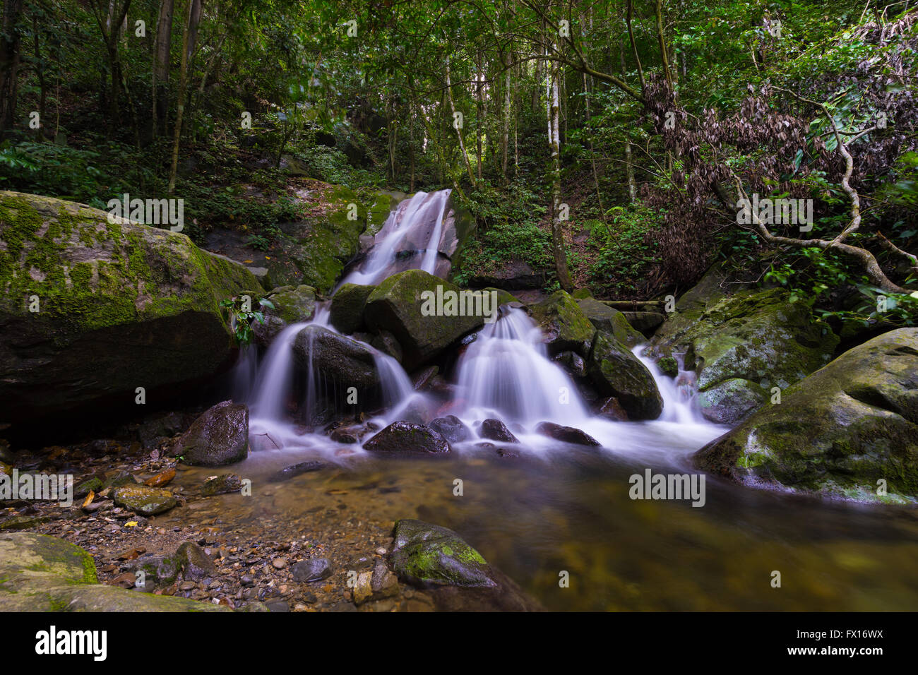 Small and safe water flows, cool air and green scenery are attractions ...