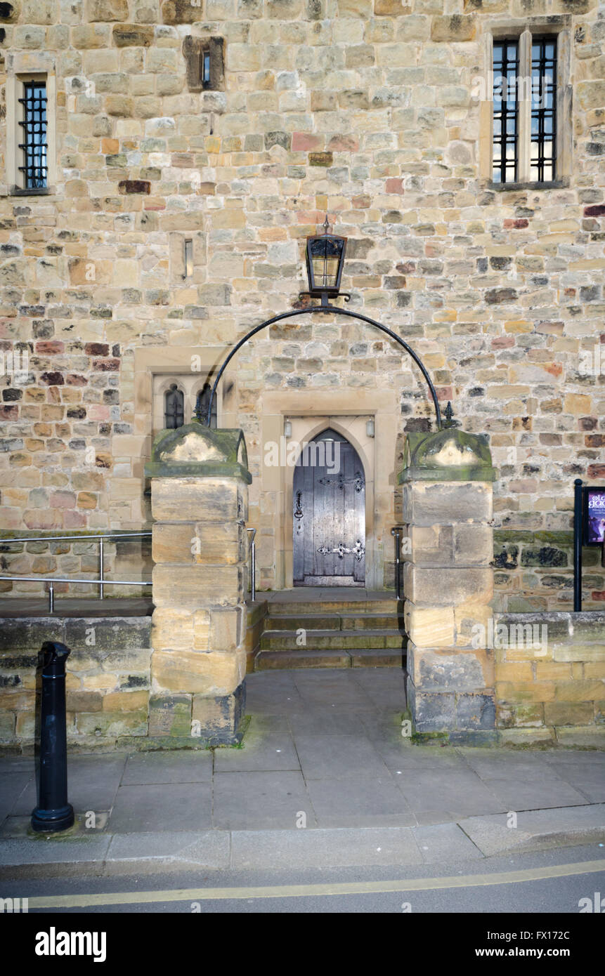 The Old Gaol, 14th Century Jailhouse at Hexham, Northumberland Stock Photo