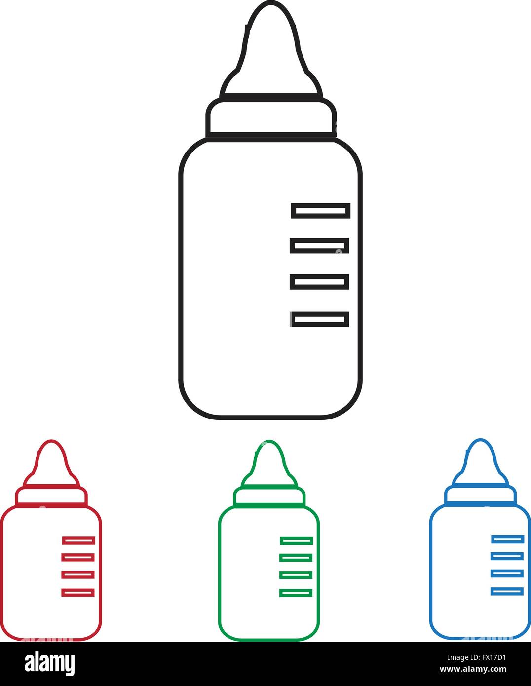 baby milk bottle icon Stock Vector Image & Art - Alamy