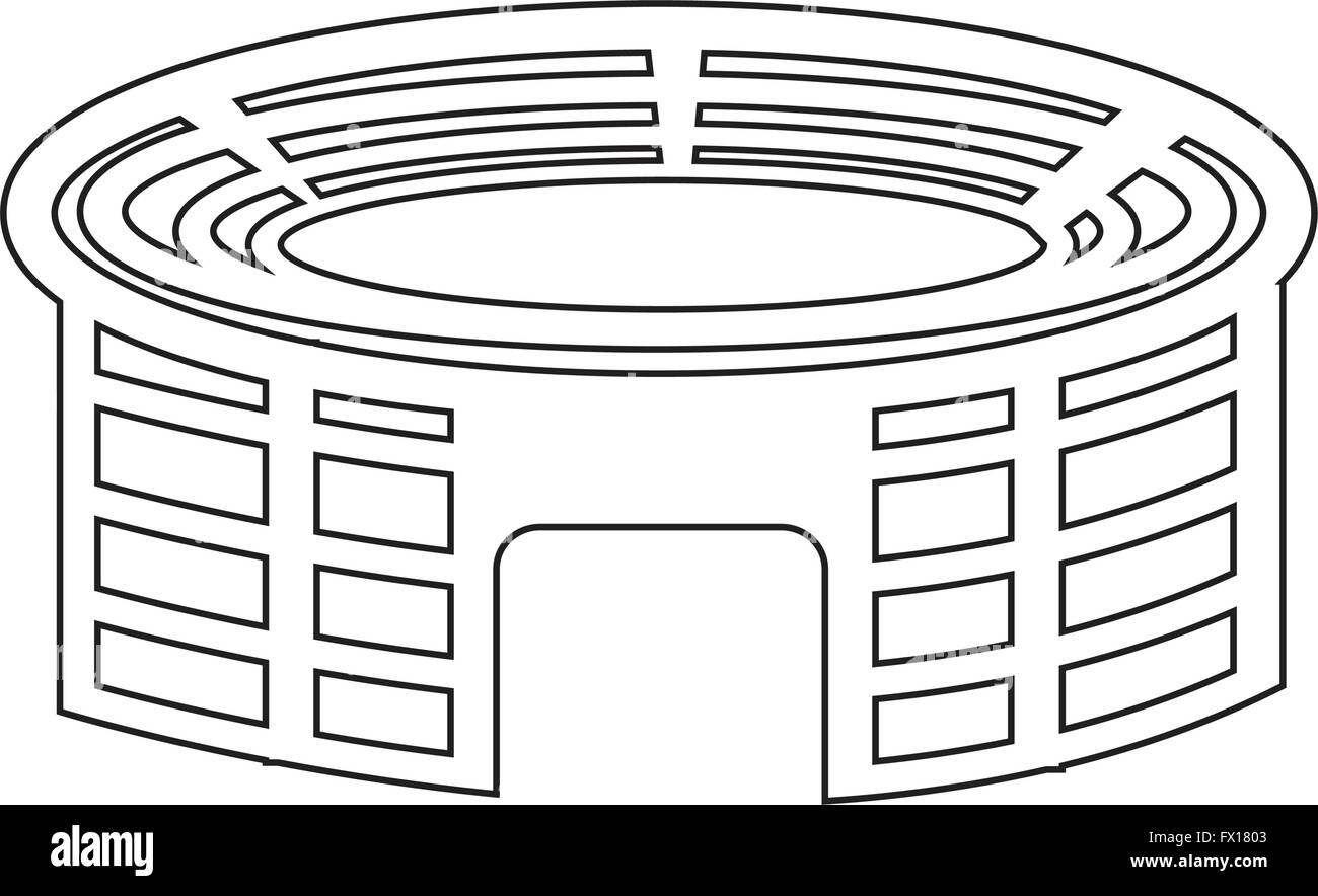 Stadium icon Stock Vector Image & Art - Alamy