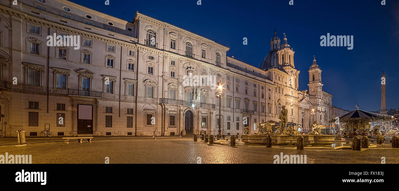 Rome, Italy: Piazza Navona Stock Photo