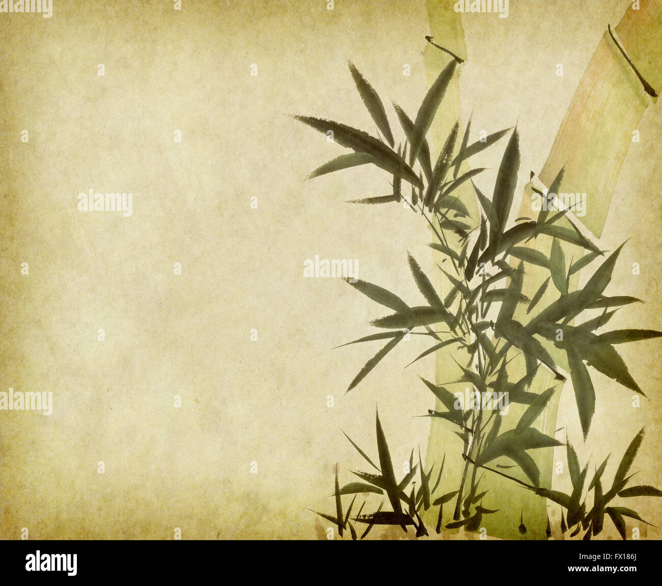 Chinese bamboo painting hi-res stock photography and images - Alamy