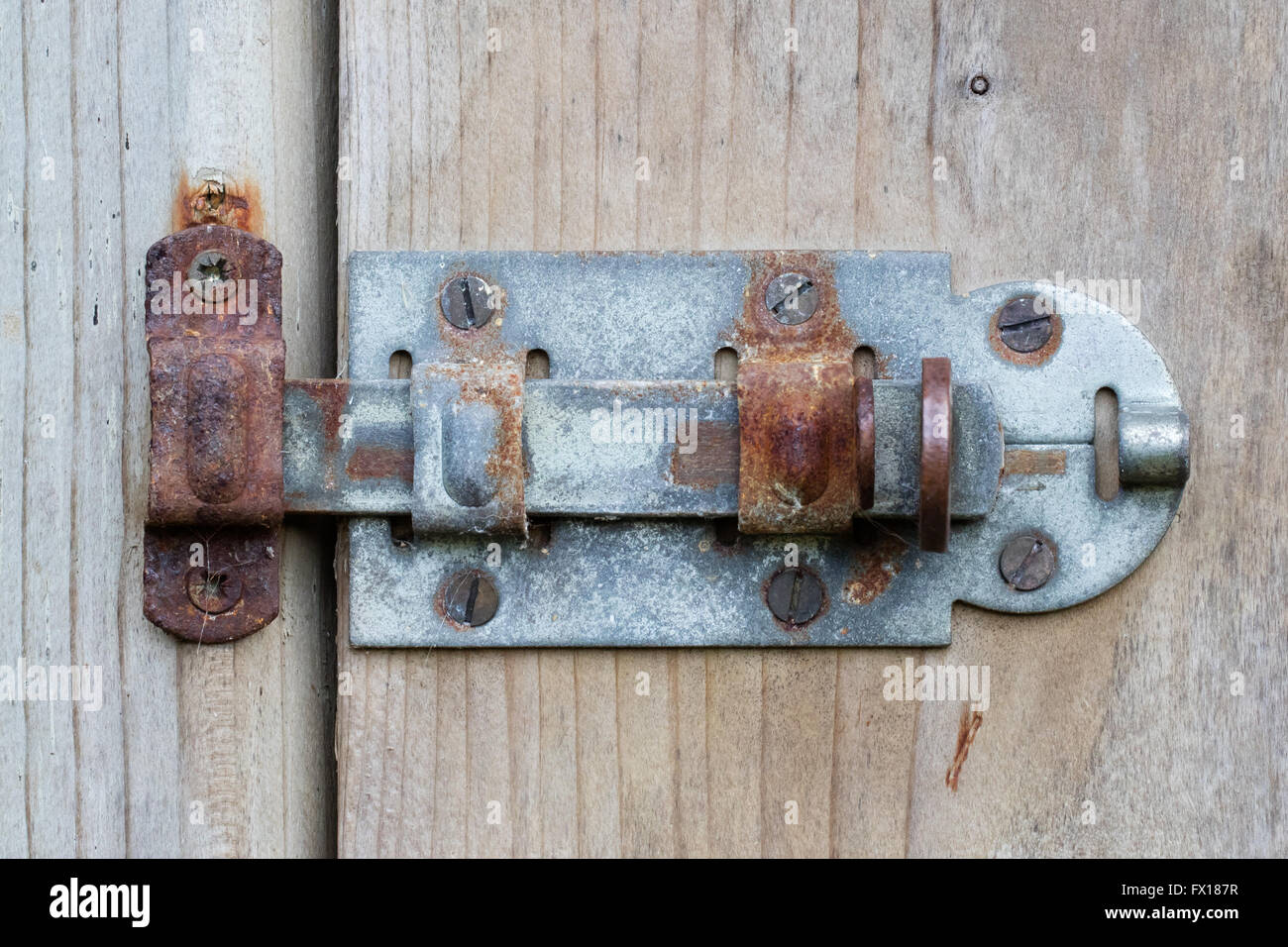 Door slide bolt and latch hi-res stock photography and images - Alamy