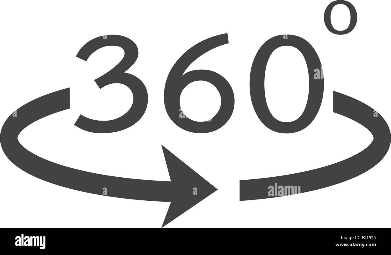 Angle 360 degrees icon Stock Vector Image & Art - Alamy