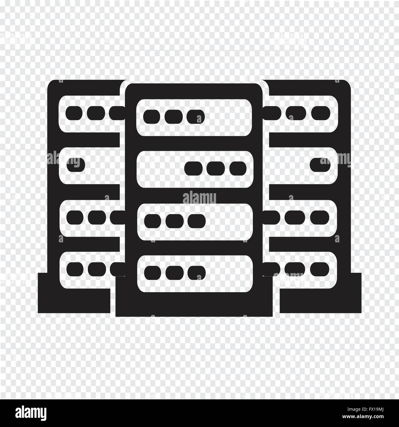 Computer Server icon Stock Vector Image & Art - Alamy