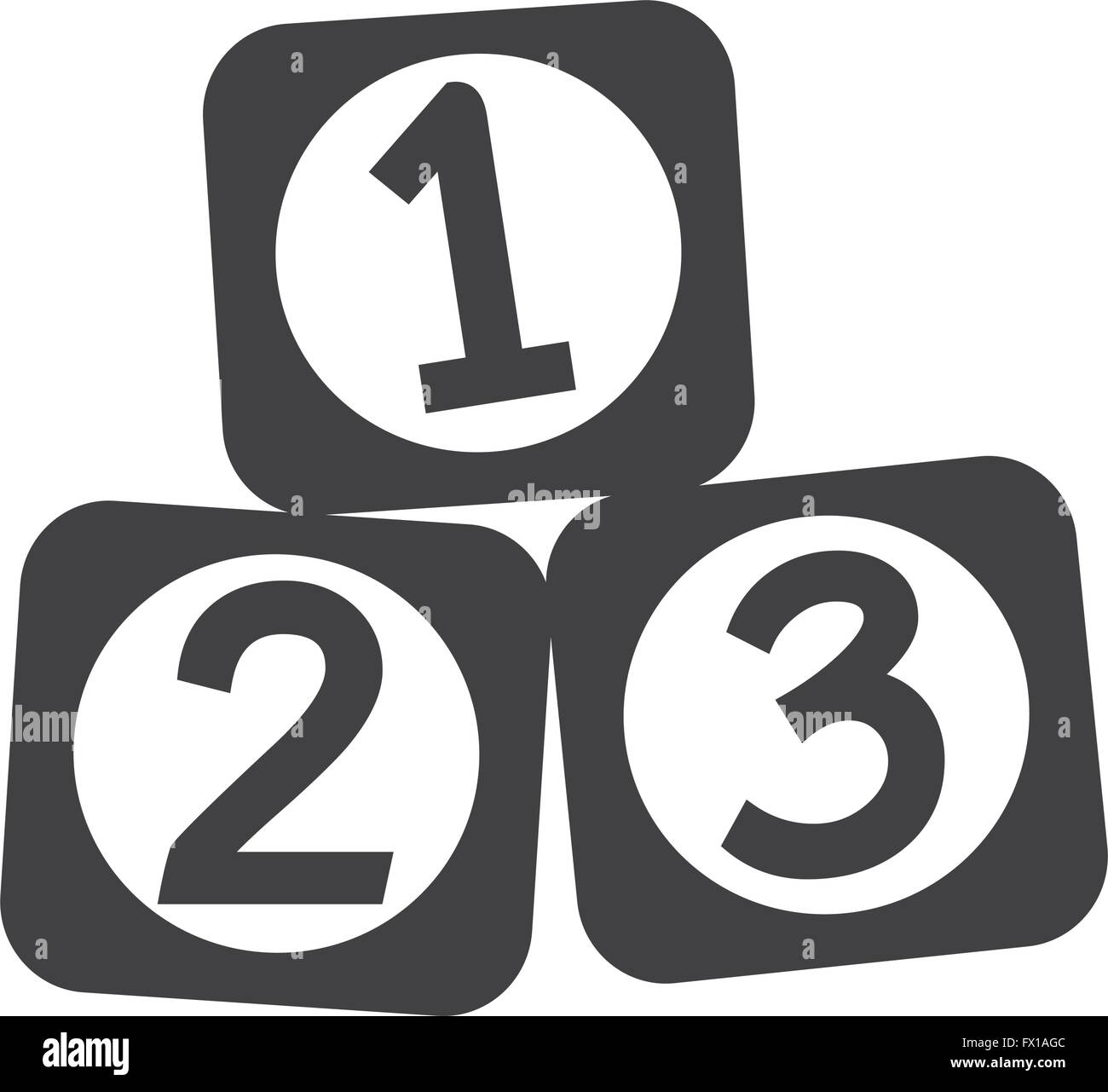 3 blocks Stock Vector Images - Alamy