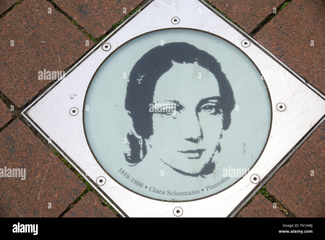 Bonn, Germany Clara Schumann at Beethoven's birth house and museum Stock Photo