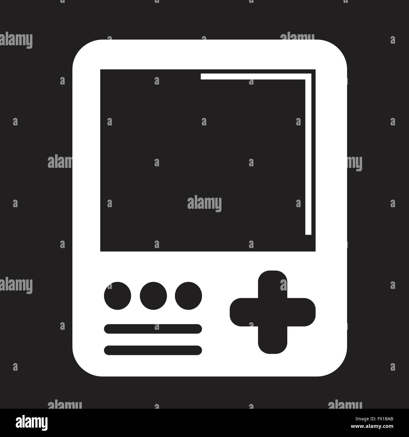 Handheld game console icon Stock Vector Image & Art - Alamy