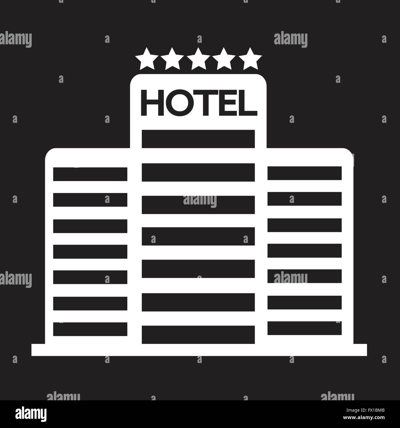 Five Star Hotel Icon Stock Vector Image & Art - Alamy