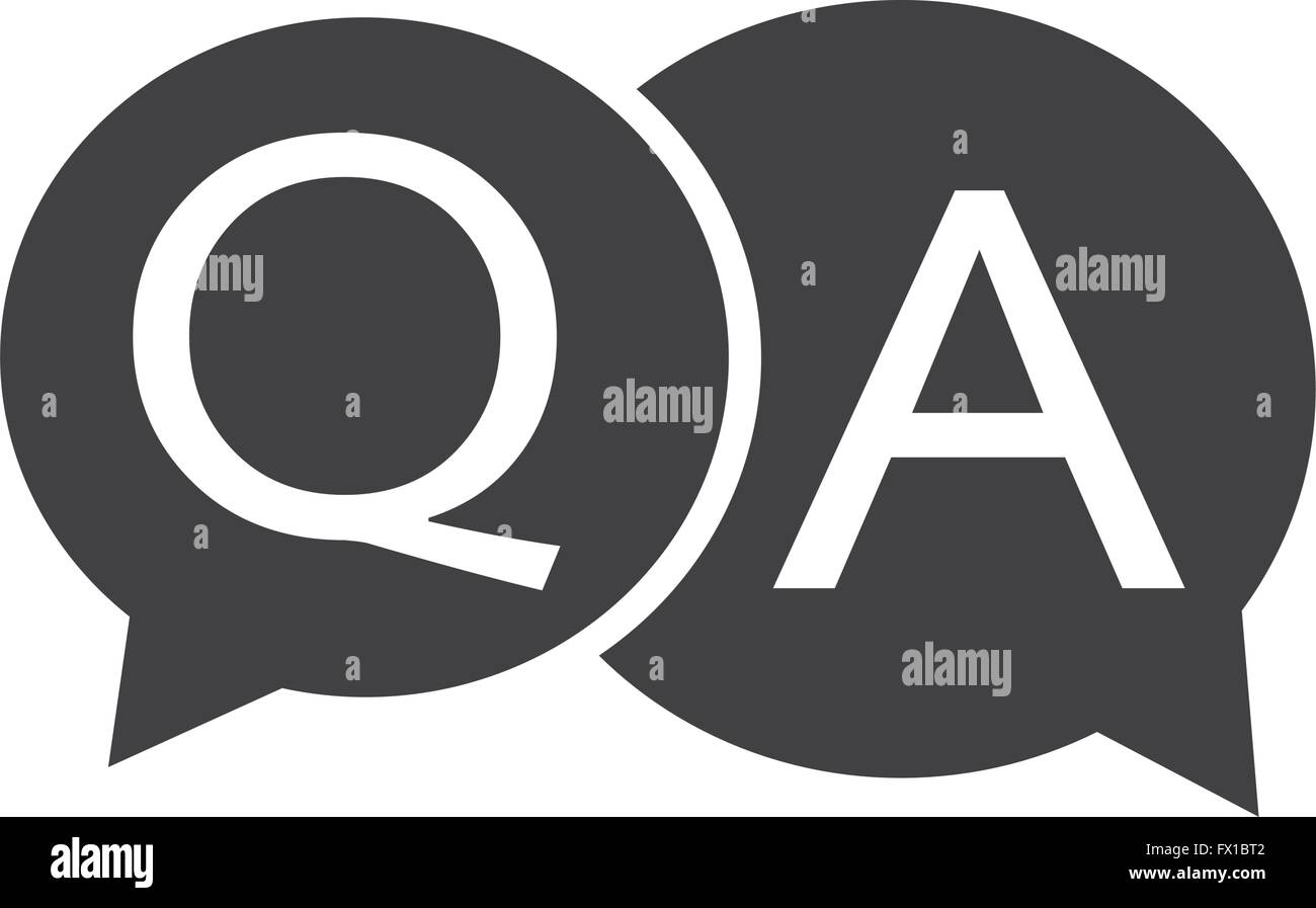 Question answer icon Stock Vector Image & Art - Alamy