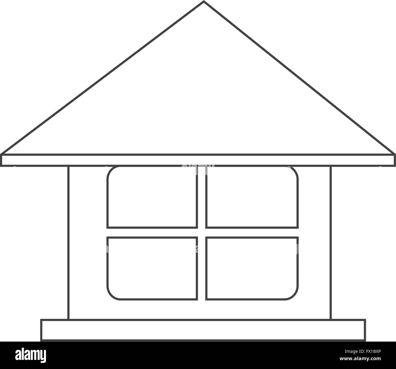 Real estate house icon Stock Vector Image & Art - Alamy