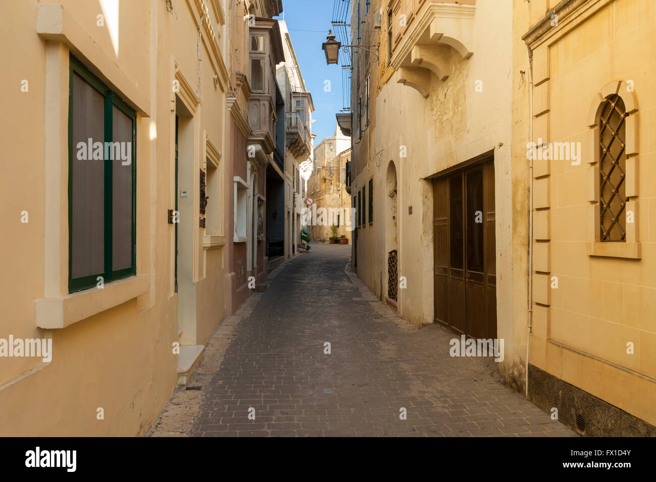 Victoria Rabat Streets Narrow street in Victoria (Rabat) on Gozo, Malta Stock Photo - Alamy