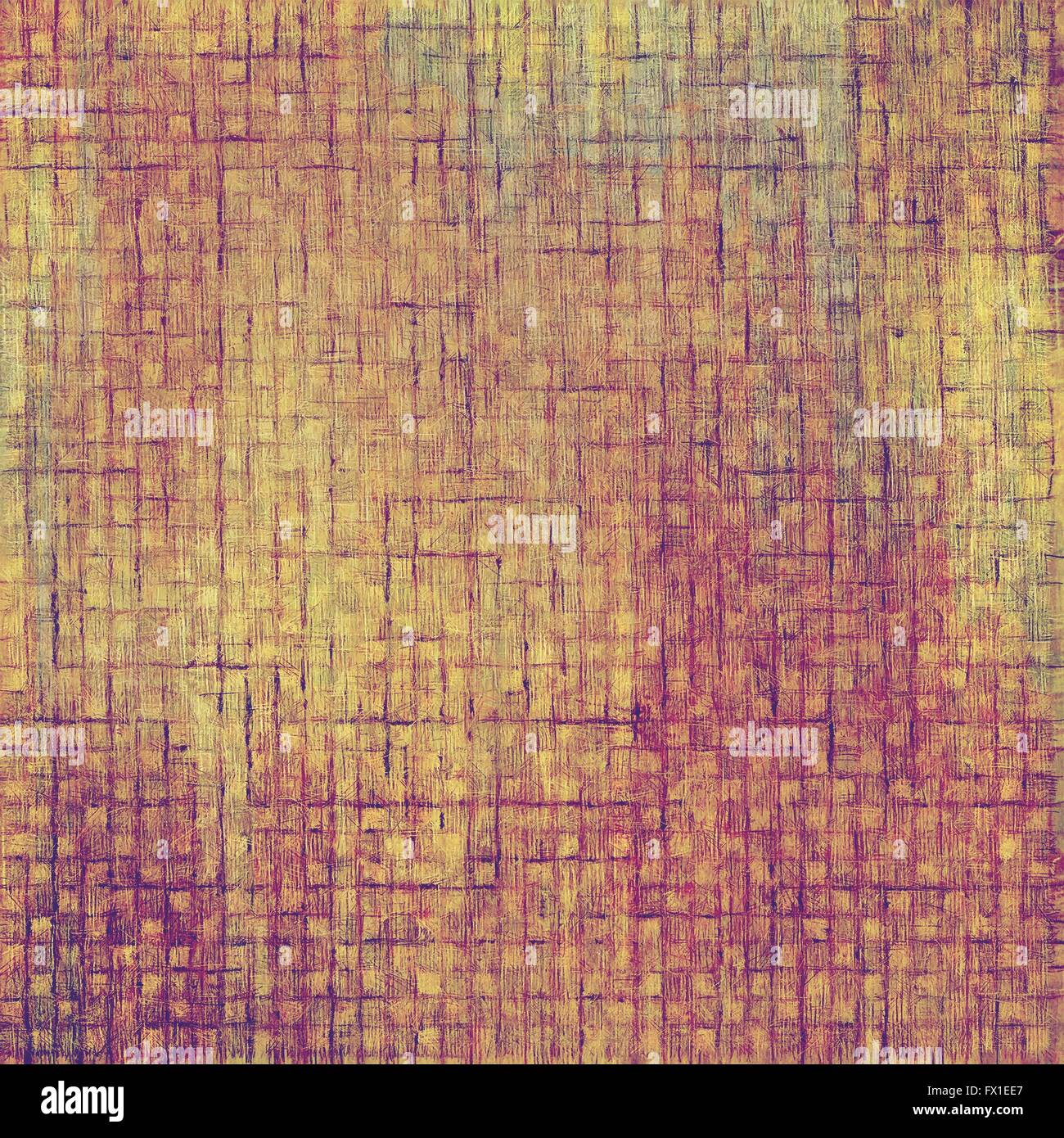 Grunge aging texture, art background. With yellow, brown, purple ...