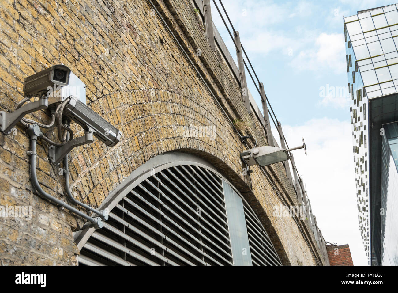 Big brother type surveillance cameras in London, UK Stock Photo Alamy