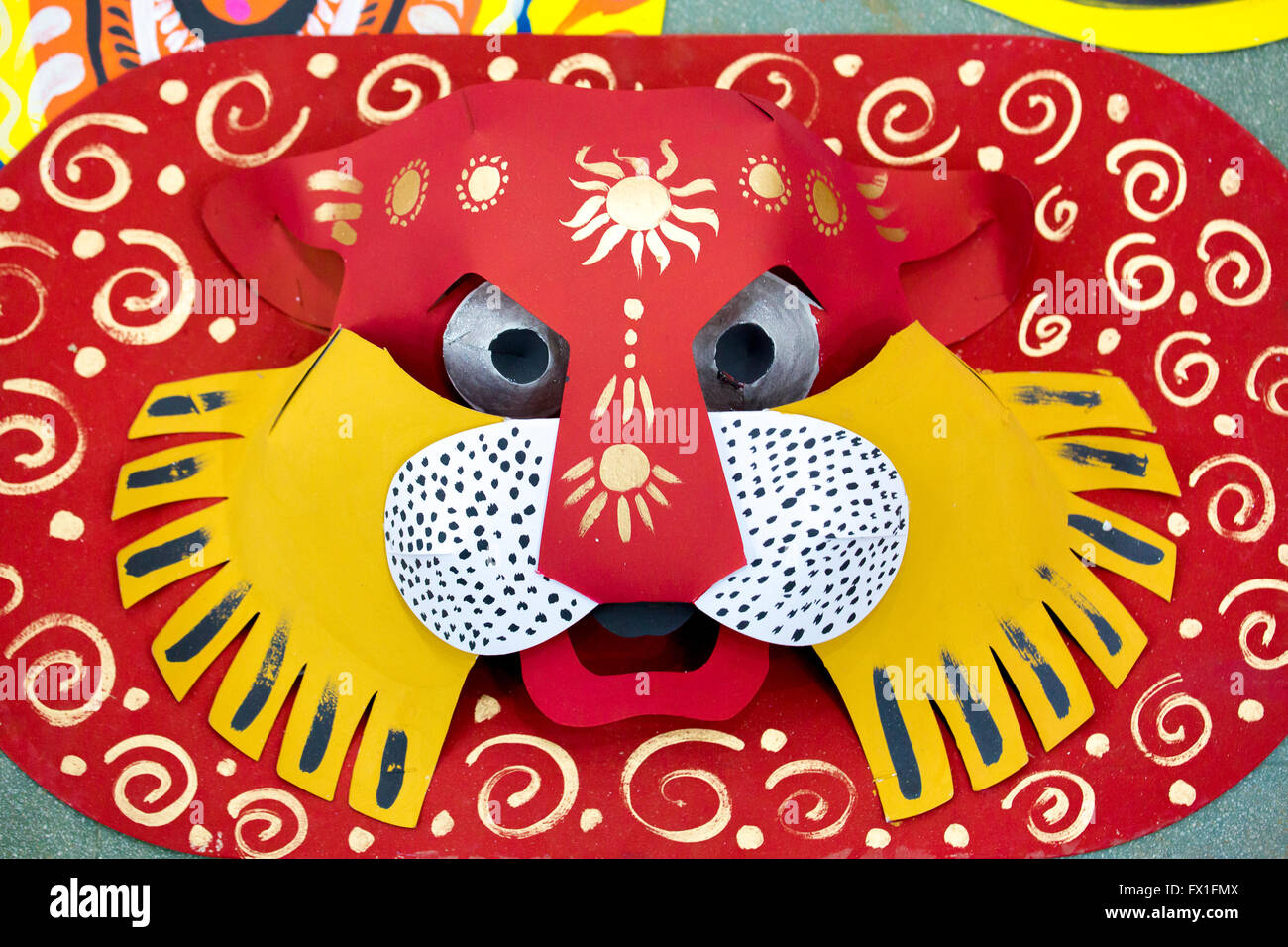 Tiger mask © Jahangir Alam Onuchcha/ Alamy Stock Photo - Alamy