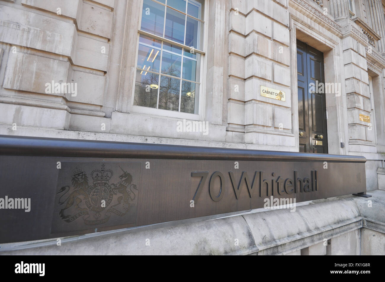 Cabinet Office and 70 Whitehall is a department of the Government of the United Kingdom. London Stock Photo