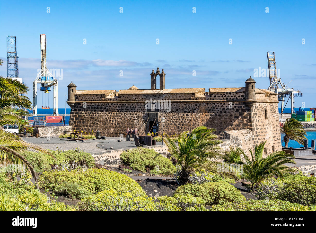 Castillo de San Jose, Castle of San Jose, housing the museum of contemporary arts, Arrecife