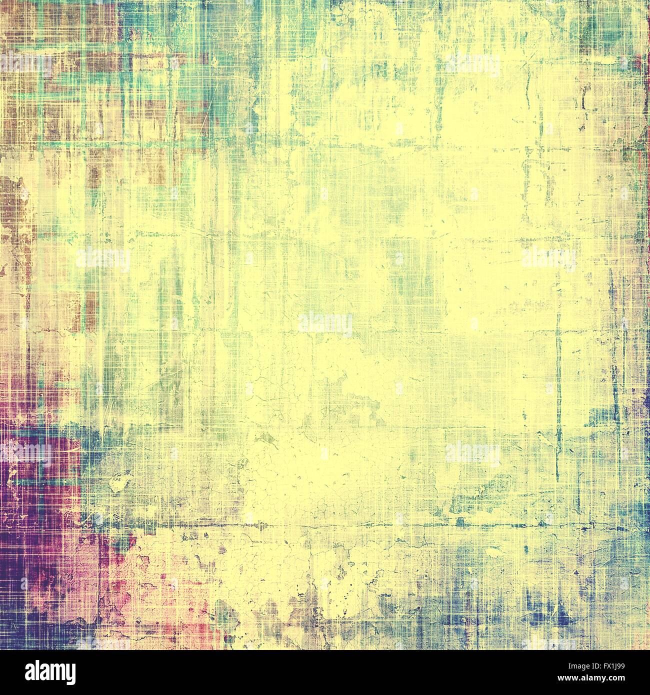 Colorful vintage texture. With different color patterns: green; purple ...