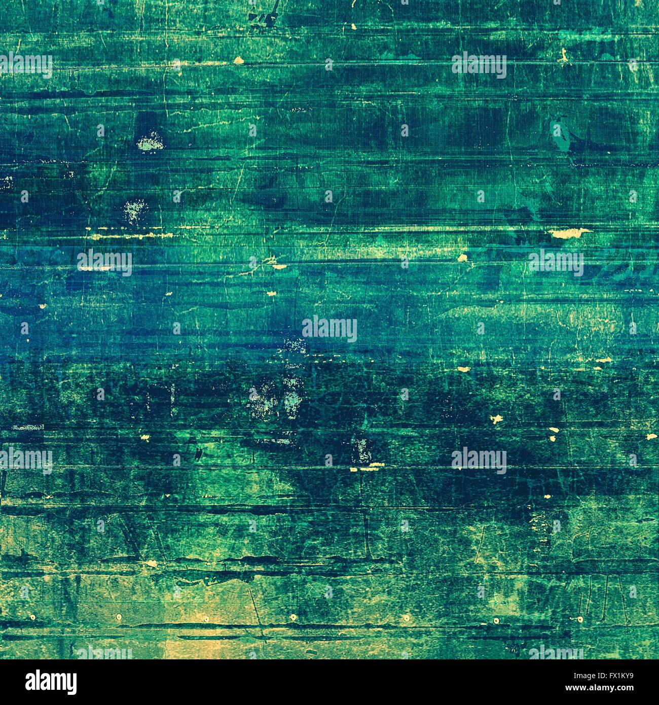 Aged grunge texture. With different color patterns: green; blue; cyan ...