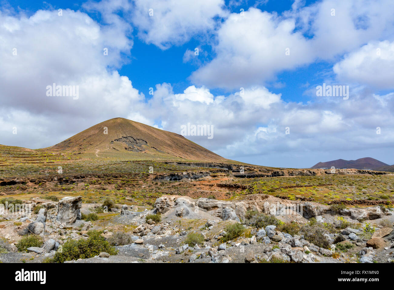 Lanzarote Volcanic Landscape Canary Islands Hi res Stock Photography 