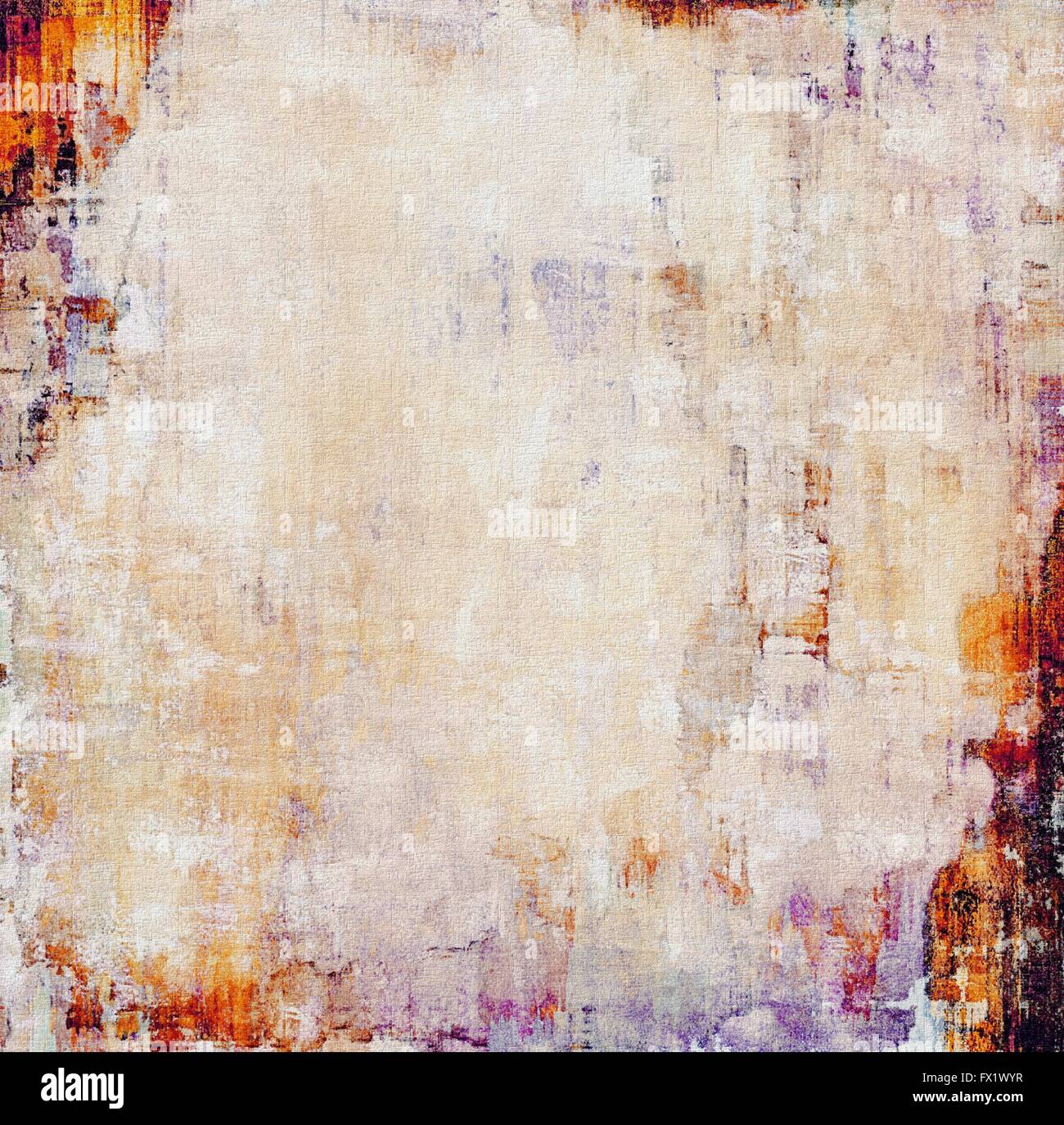 Grunge aging texture, art background. With different color patterns ...