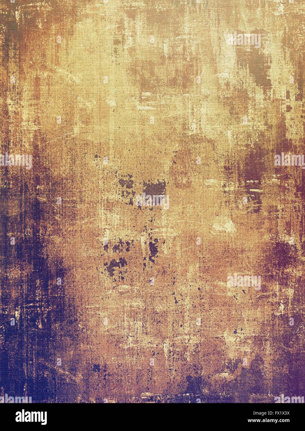 Old and weathered grunge texture. With different color patterns: yellow ...
