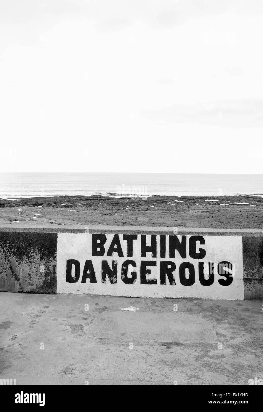 bathing dangerous number 3565 Stock Photo