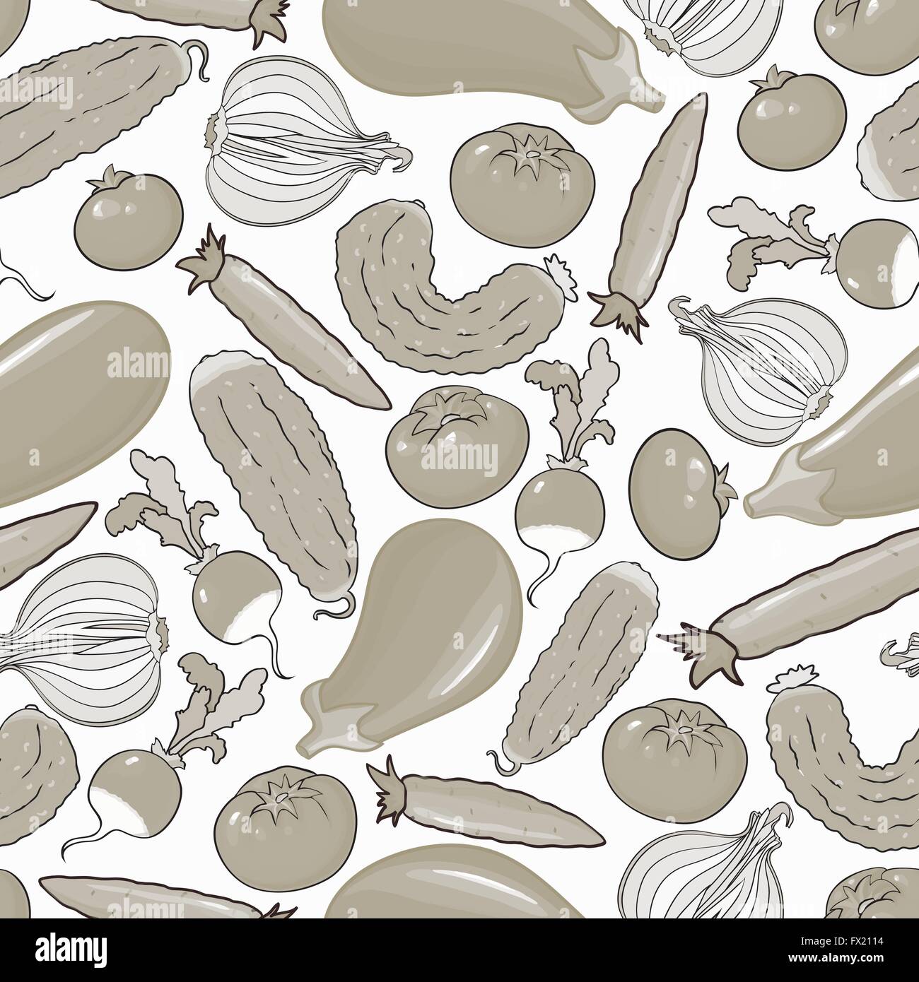 Seamless background with vegetables Stock Vector Image & Art - Alamy