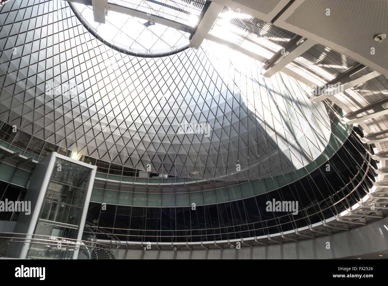 The Fulton Center Subway Station in Lower Manhattan, NYC, USA Stock Photo