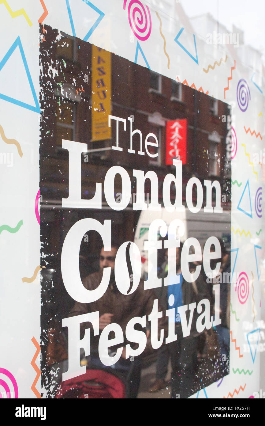 The London Coffee Festival 2016, Old Truman Brewery, Brick Lane Stock