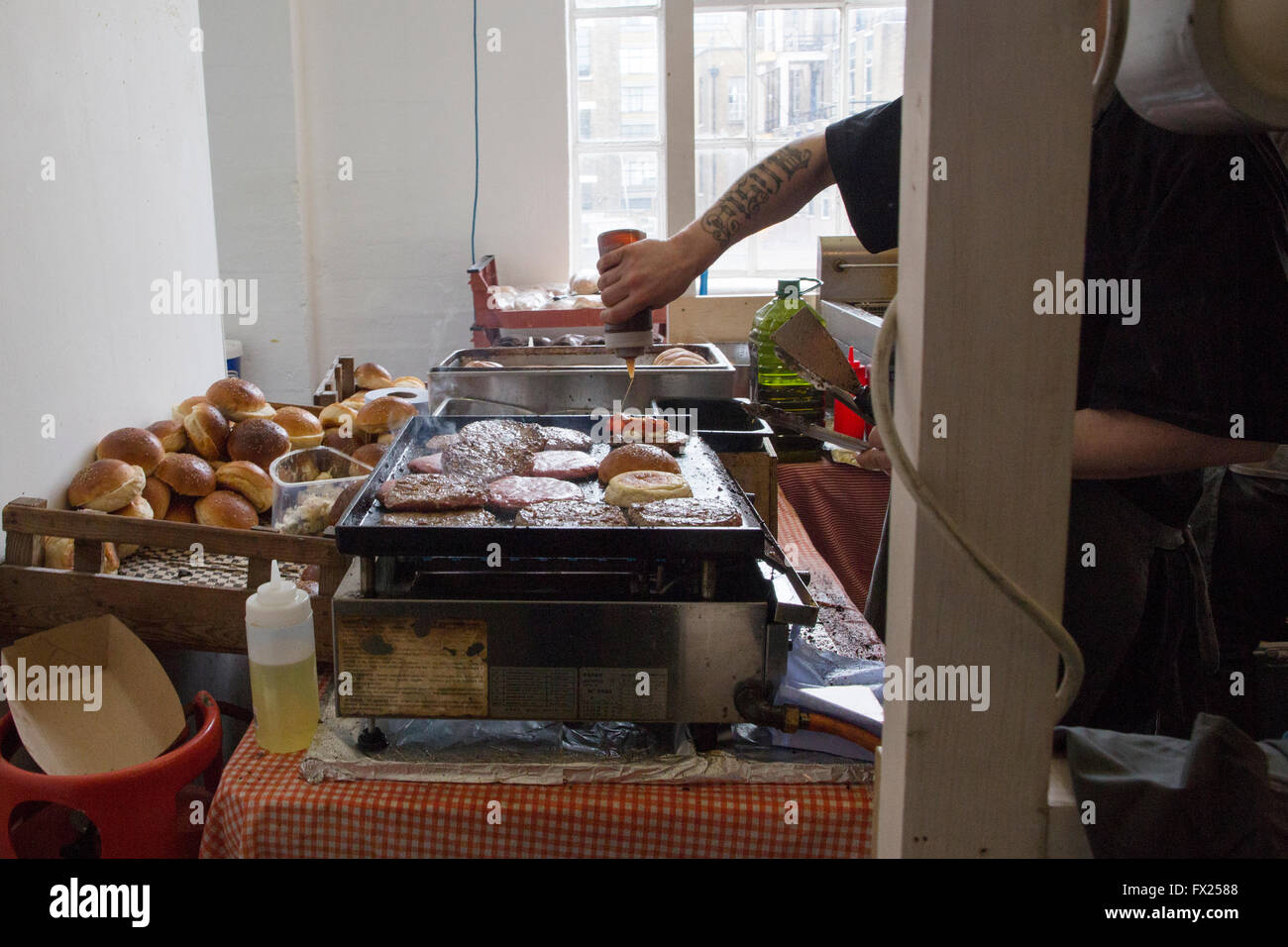 The London Coffee Festival 2016, Old Truman Brewery, Brick Lane Stock