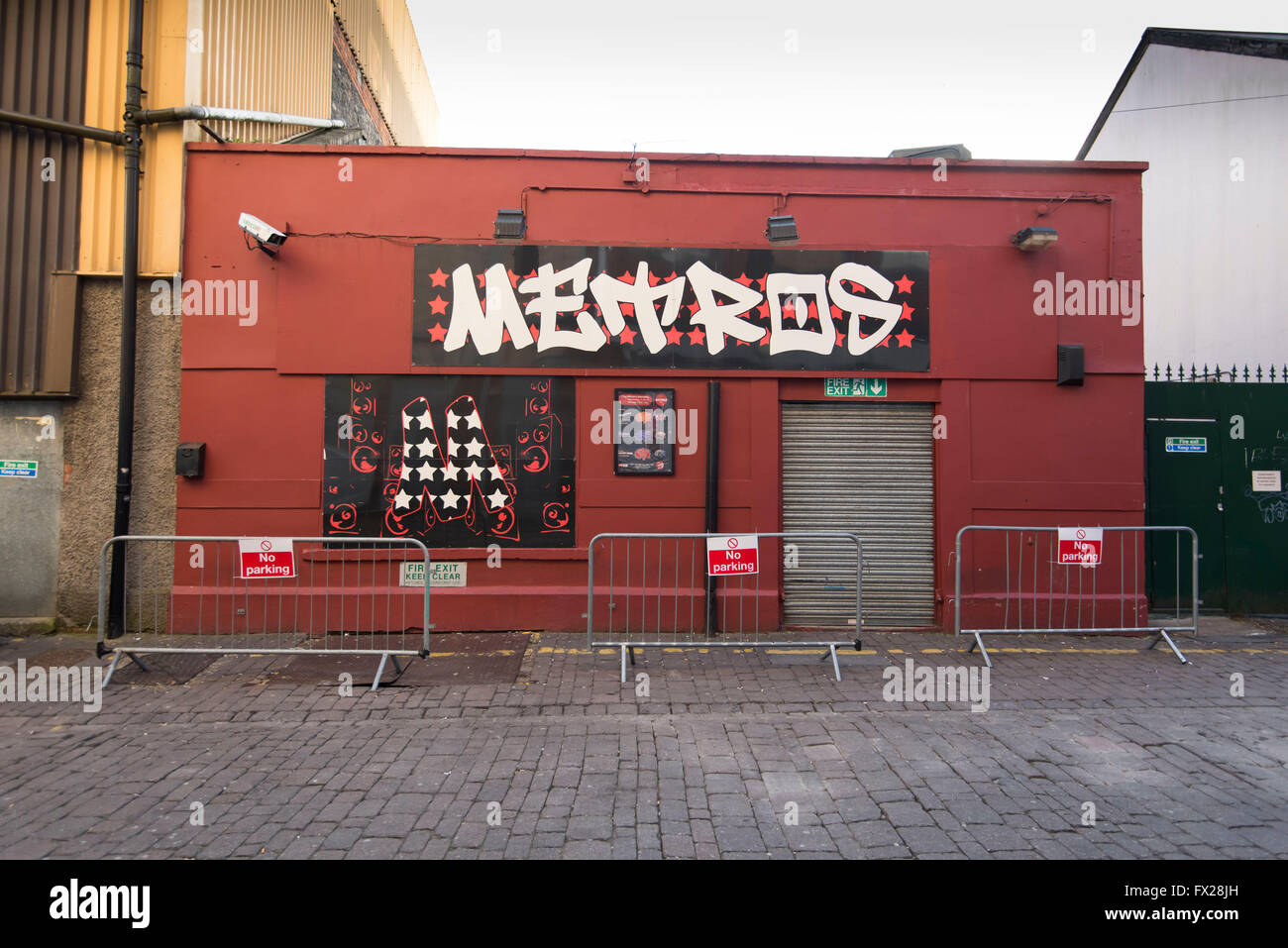 Metros night club on Bakers Road, Cardiff, south Wales. Stock Photo