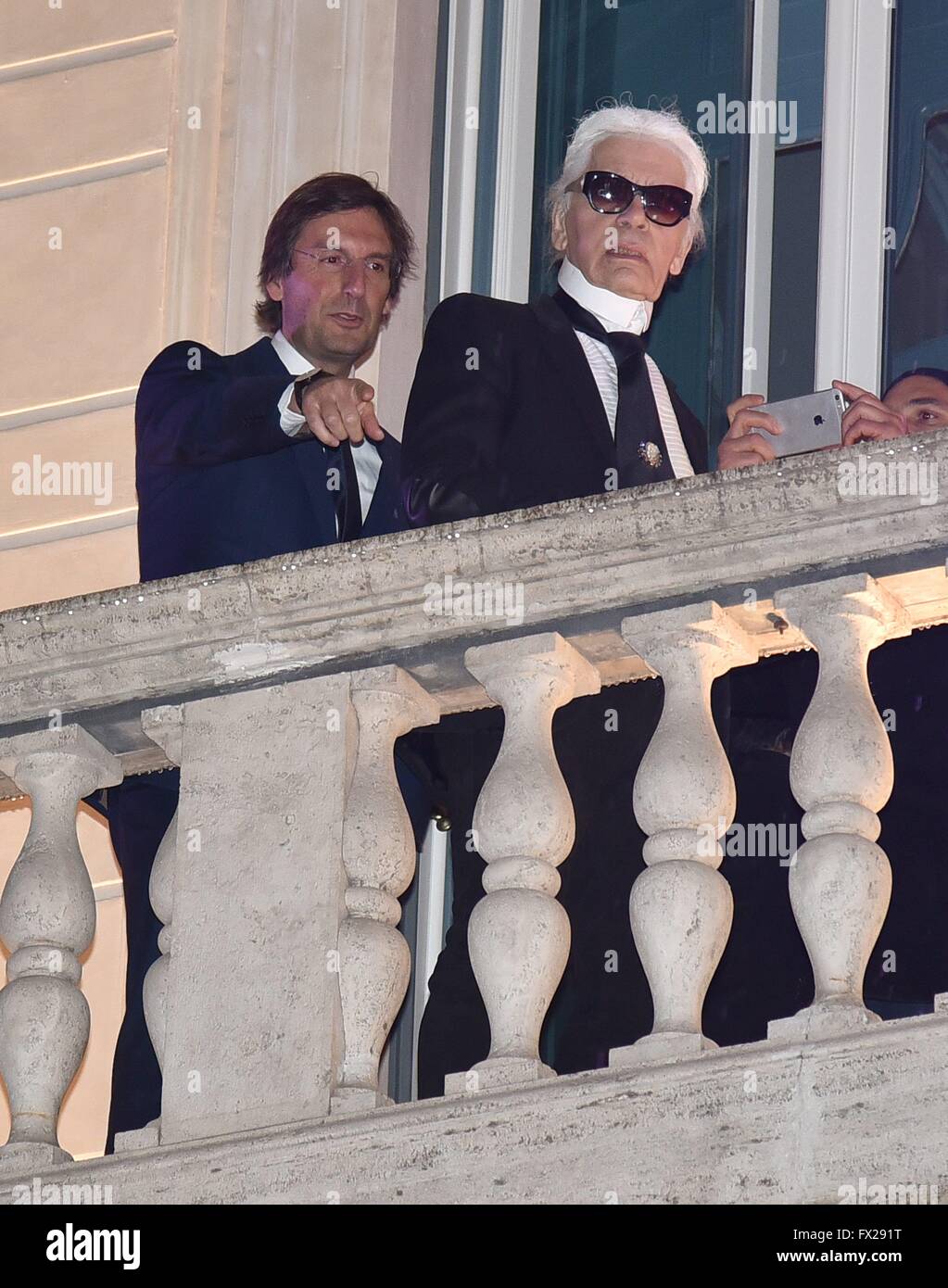 Pietro Beccari, the Chairman and CEO of Fendi and his wife at the  inauguration of the first Fendi boutique in Germany in the  Maximilianstrasse in Munich Stock Photo - Alamy