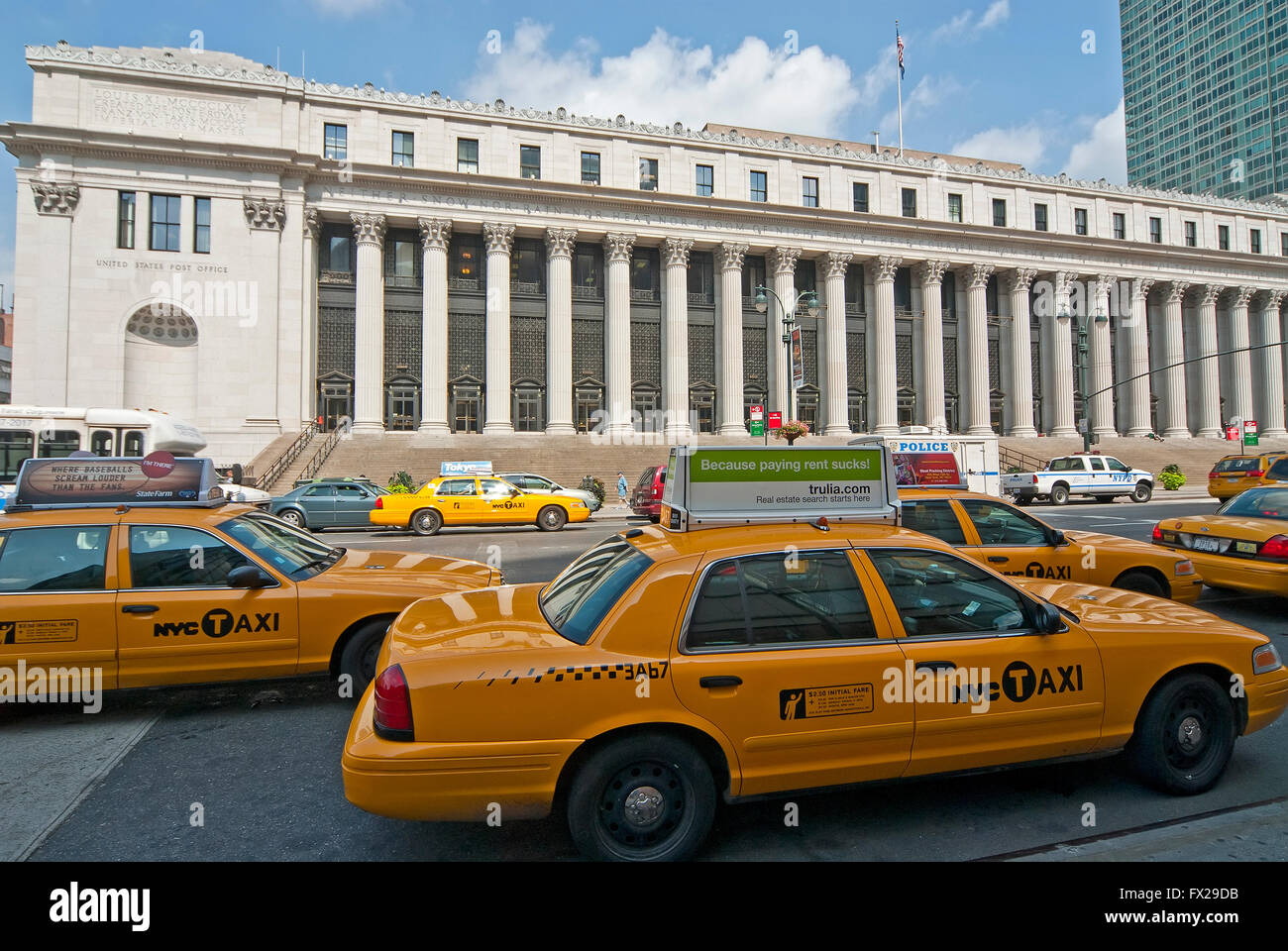 New York Taxis, New York, USA Stock Photo