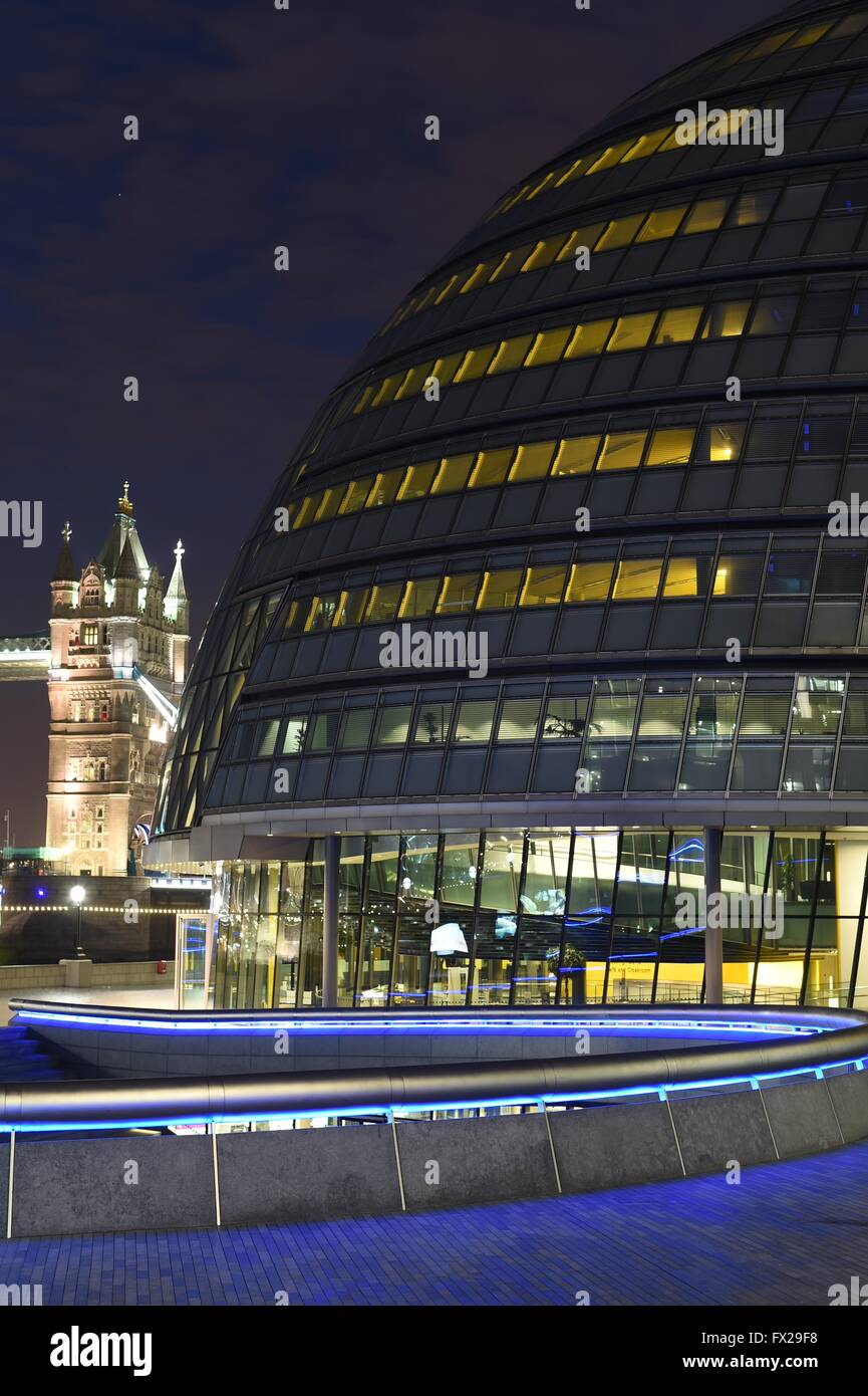 Tower Bridge, City Hall, London Stock Photo - Alamy